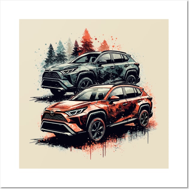 Toyota RAV4 Wall Art by Vehicles-Art